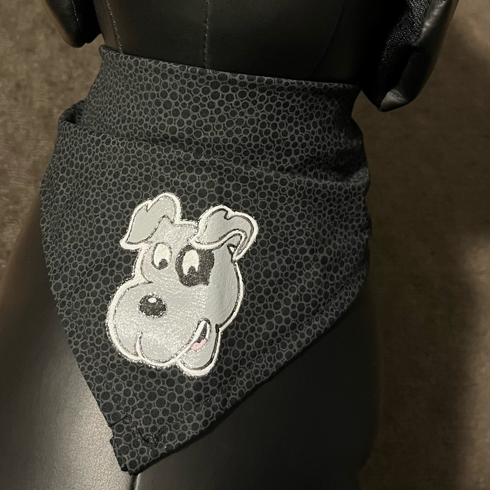 Triangle happy dog bandana